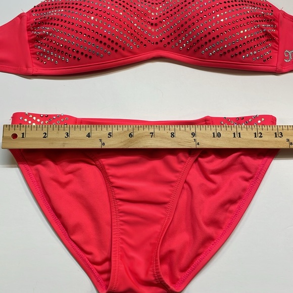 Miss Me womens Bikini 2 piece Rhinestones 2 piece swim suit Sz S/M - Picture 12 of 13